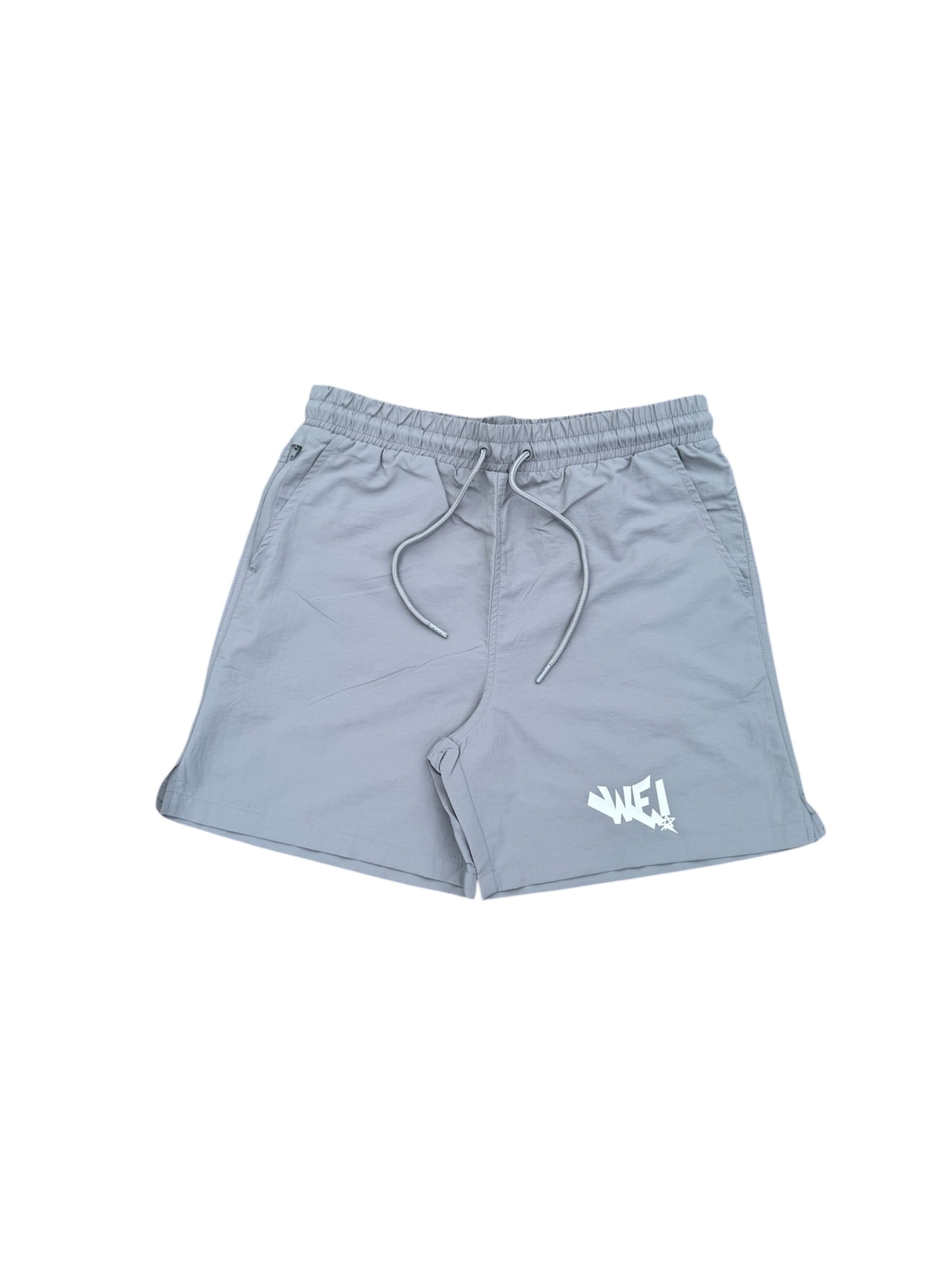 Grey nylon WF shorts
