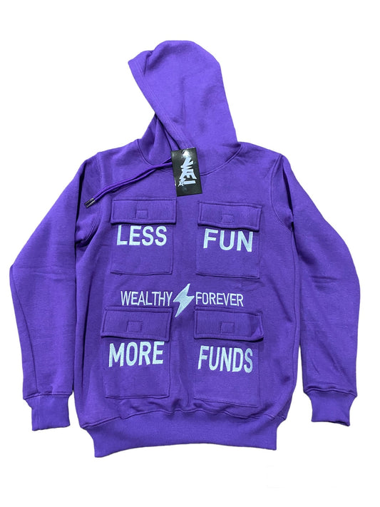 WF 4 pocket hoodie “purple”