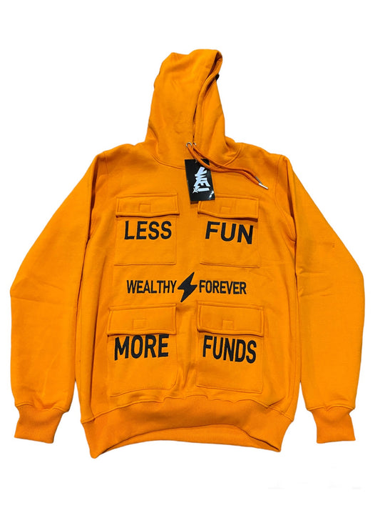 WF 4 pocket hoodie “orange”