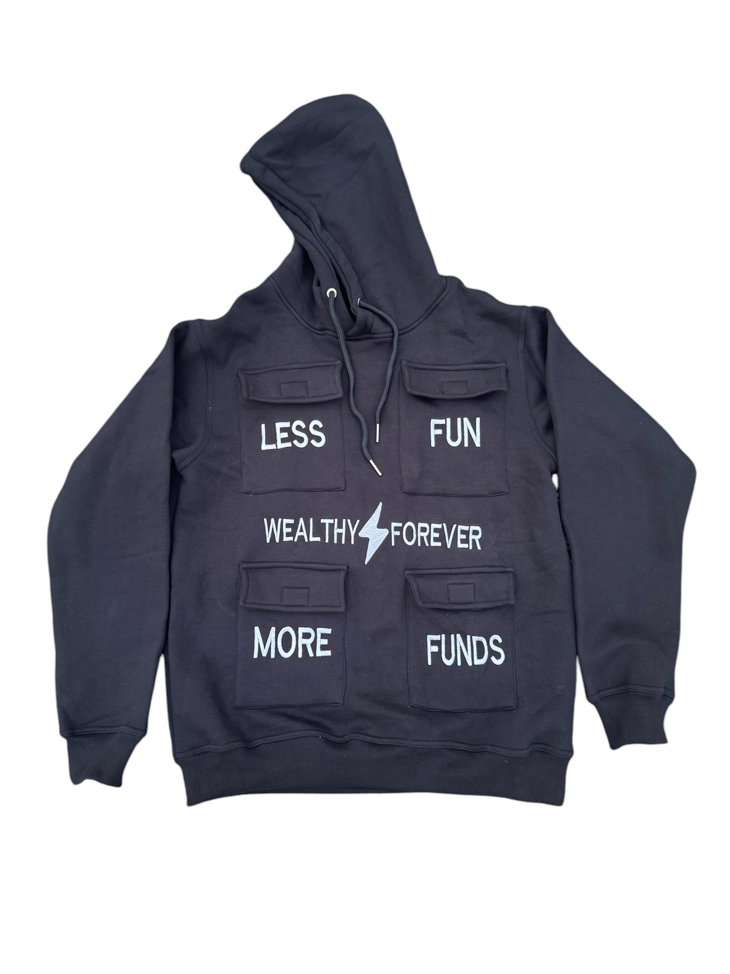 WF 4 pocket hoodie “black”